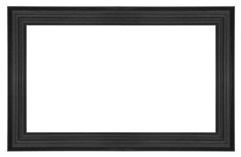 Antique black  frame Stock Photos