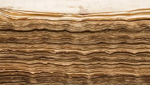 Antique Book sheets Stock Photos