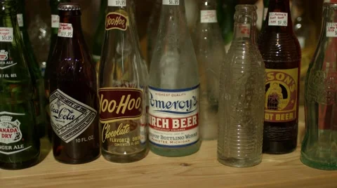 Antique Bottles Stock Footage 51868009