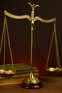 Antique Brass Scale Stock Photos