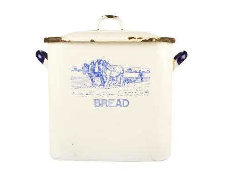 Antique bread container Stock Photos
