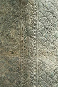 Antique bronze texture Stock Photos