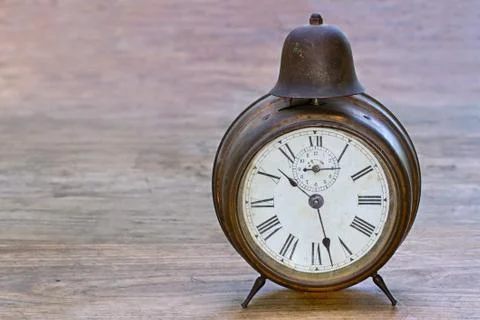 Antique brown clock Stock-Fotos