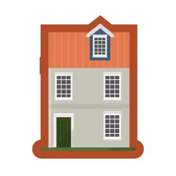 Antique building architecture Ilustración de archivo