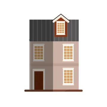 Antique building architecture Ilustración de archivo