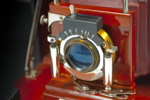 Antique camera Foto stock