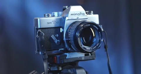 Antique Camera Photographic Stock Footage 145825129