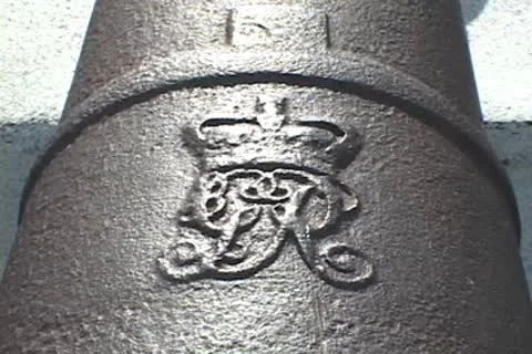 Antique cannon Video stock 8947463