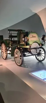 The antique car Stock Photos