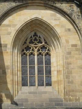 Antique Castle´s Window Stock Photos