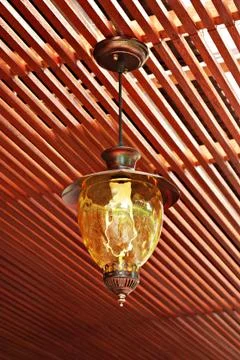 Antique Ceiling Lamp Foto stock