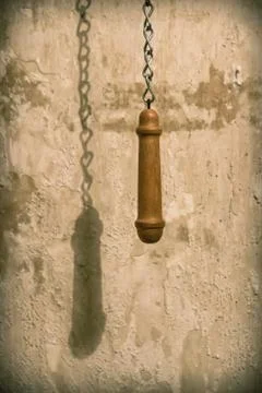 Antique chain pull Stock Photos