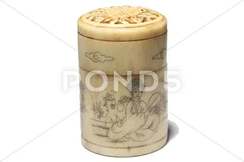 Antique chinese box Stock Photos