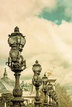 Antique city view Stock-Illustration