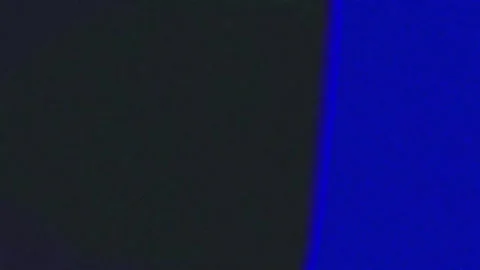 Antique classic 2d cool blue filter old tv smooth textured monitor Stock Footage 300771871