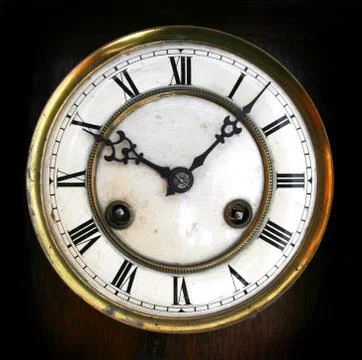 Antique clock face Stock Photos