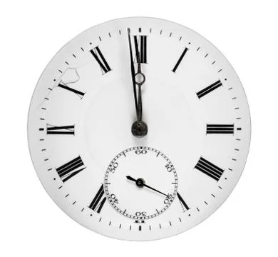Antique clock face Stock Photos
