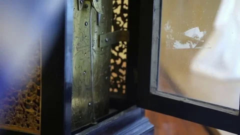 Antique clock Stock Footage 84546022