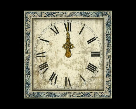 Antique Clock (PAL) Stock Footage