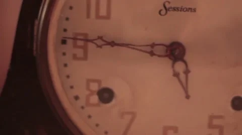 Antique Clock (panning) Video stock 11300491