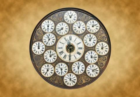 Antique clock Stock Photos