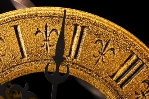 Antique clock  Stock Photos