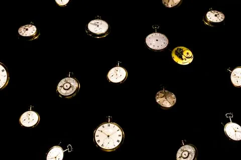 Antique clocks Stock Photos