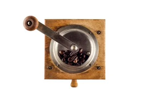 Antique coffee grinder 스톡 사진