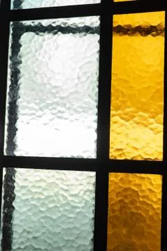 Antique colored window texture Stock Photos