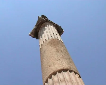 Antique column Stock Footage 7768525