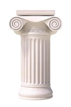 Antique column Stock Illustration