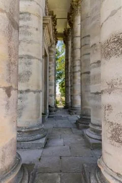 Antique column Stock Photos