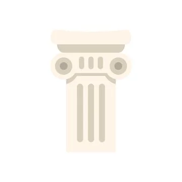 Antique column representing classical architecture and history Stock Illustration