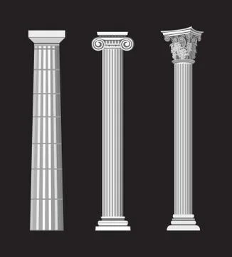Antique columns Stock-Illustration