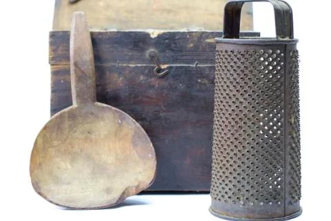 Antique Container Closeup Stock Photos