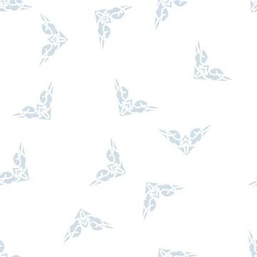 Antique corner glyph vector seamless pattern flat 스톡 일러스트