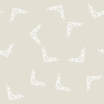 Antique corner line vector seamless pattern flat Illustrazione stock
