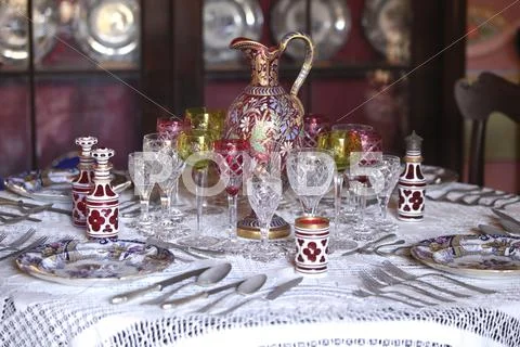Antique crystal Stock Photos