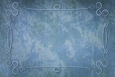 An antique decorative frame with a background with texture and vertical dash Foto stock