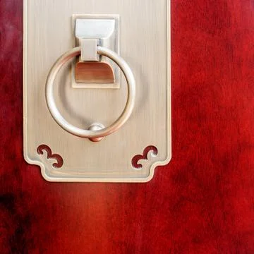 Antique door ring Stock Photos