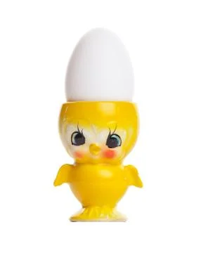 Antique egg cup Stock Photos