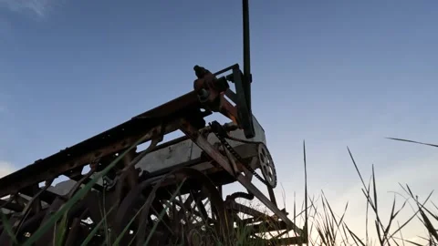 Antique Farm Implement Video stock 249919799