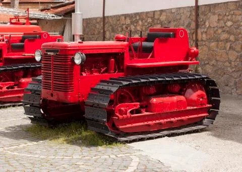 Antique Fire Engine. Stock Photos
