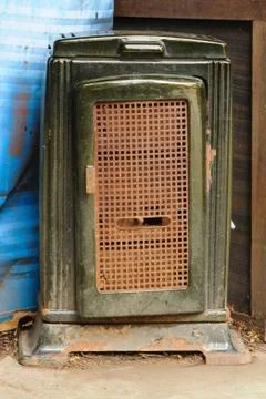 Antique fireplace Stock-Fotos