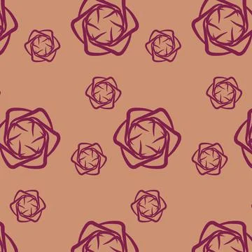 Antique Flower Pattern Vector Design EPS10 Stock Illustration