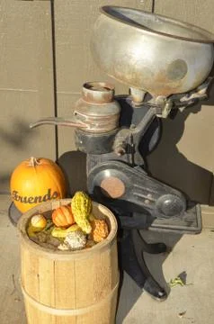 Antique food processor Stock Photos