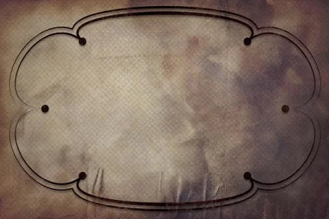 Antique Frame on Background With Texture Stock-Illustration