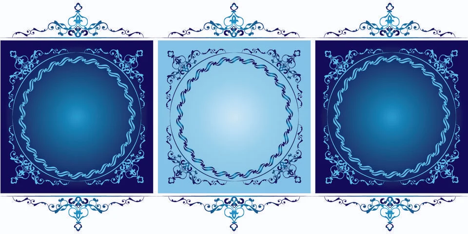 Antique frame Stock Illustration