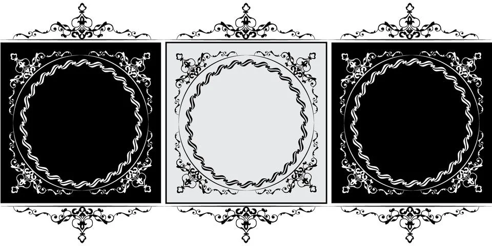 Antique frame version Stock-Illustration