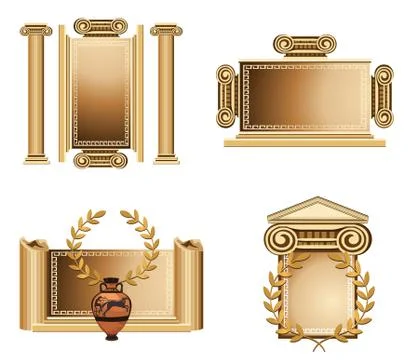 Antique Frames 스톡 일러스트